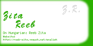 zita reeb business card